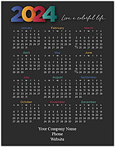 Colorful Magnetic Promo Calendar D2597Q-4B